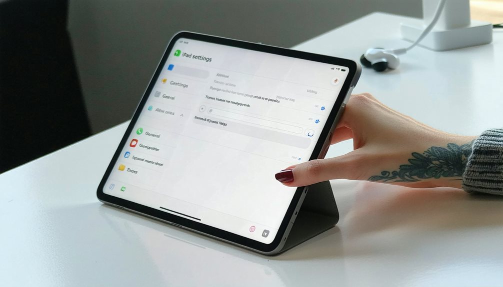 factory reset ipad settings