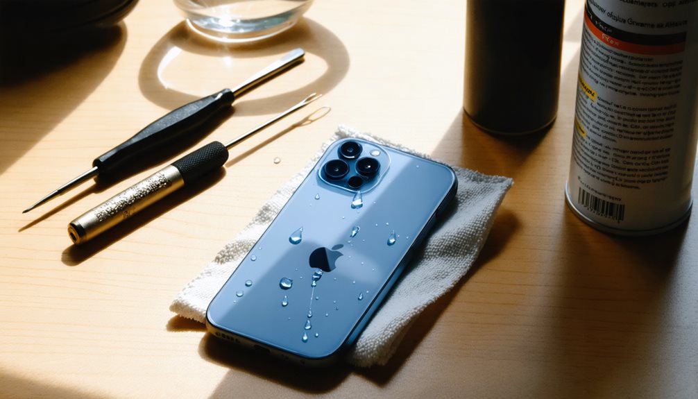 responding to iphone water damage
